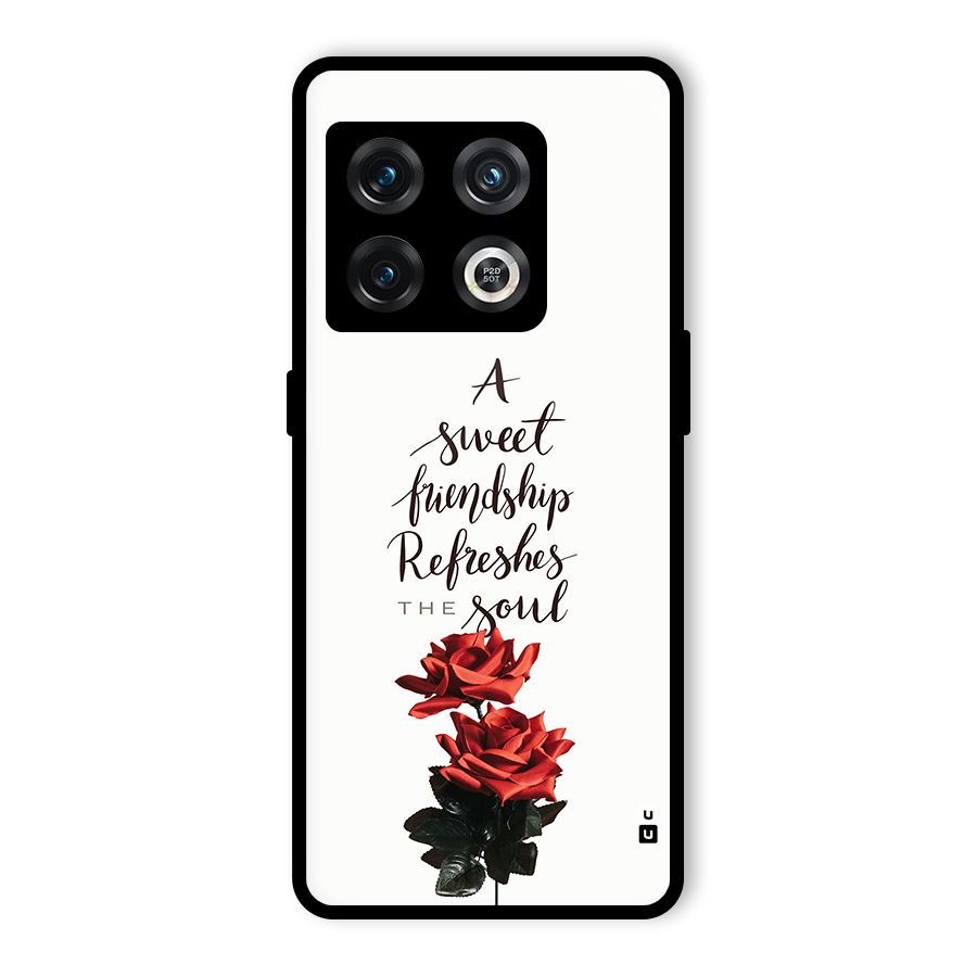 Sweet Friendship Glass Back Case for OnePlus 10 Pro 5G
