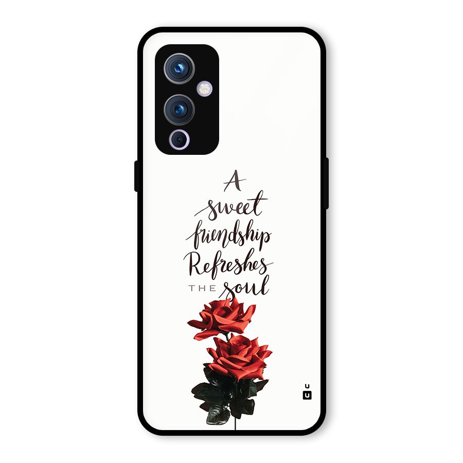Sweet Friendship Glass Back Case for OnePlus 9