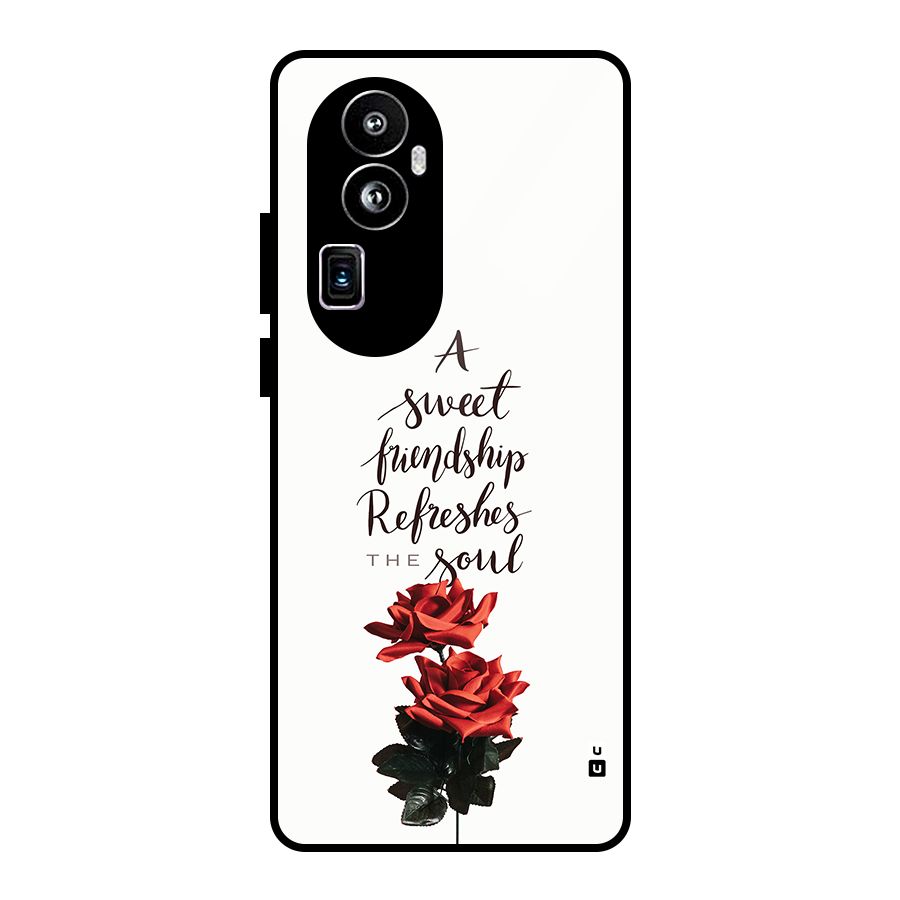 Sweet Friendship Glass Back Case for Oppo Reno10 Pro Plus