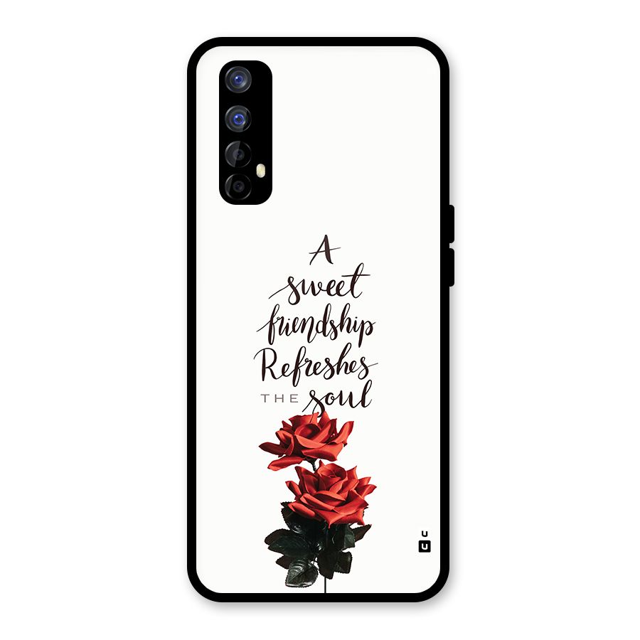Sweet Friendship Glass Back Case for Realme 7