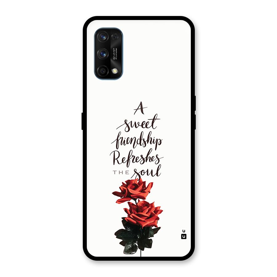 Sweet Friendship Glass Back Case for Realme 7 Pro