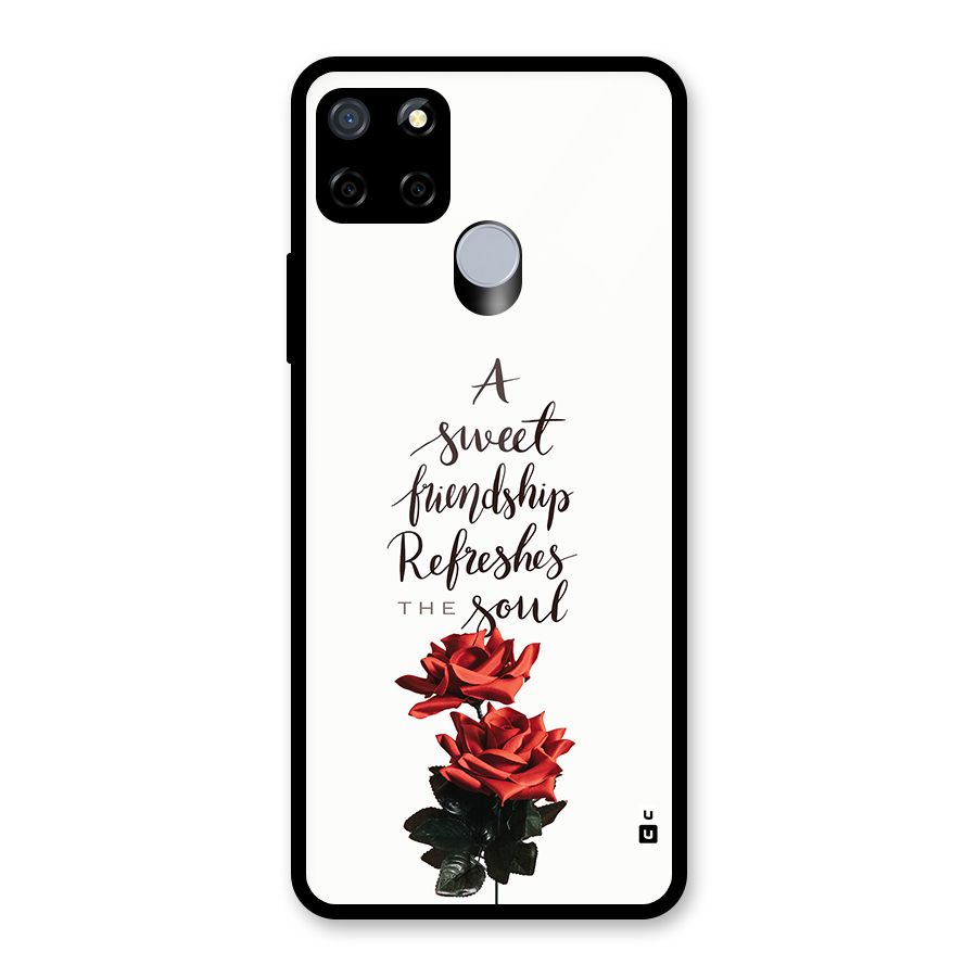 Sweet Friendship Glass Back Case for Realme C12