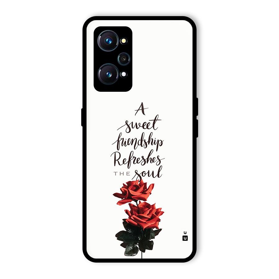 Sweet Friendship Glass Back Case for Realme GT 2
