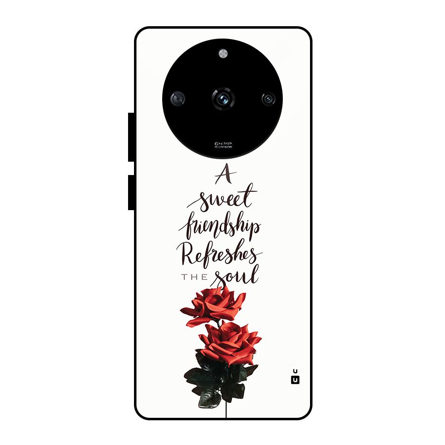 Sweet Friendship Glass Back Case for Realme Narzo 60 5G