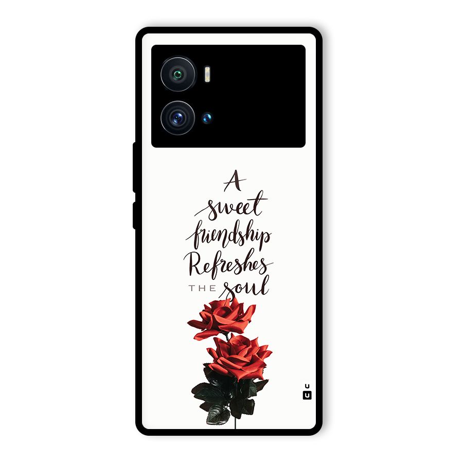 Sweet Friendship Glass Back Case for Vivo iQOO 9 Pro