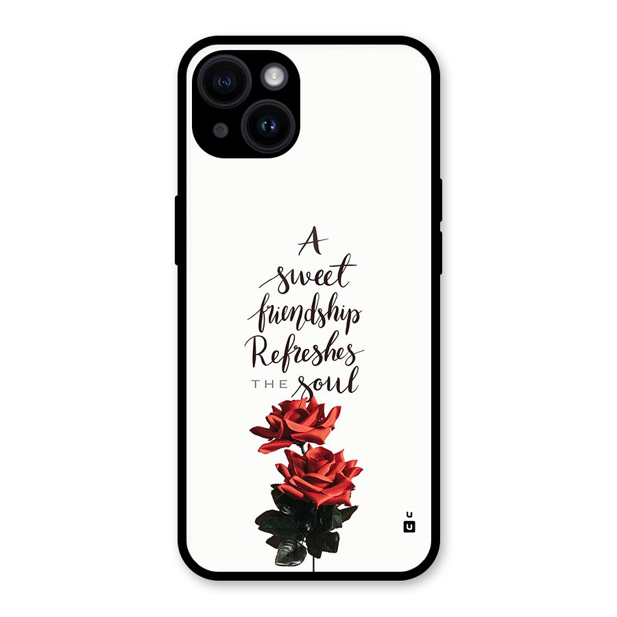 Sweet Friendship Glass Back Case for iPhone 14
