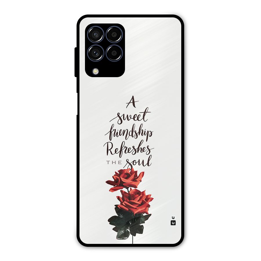 Sweet Friendship Metal Back Case for Galaxy M53 5G