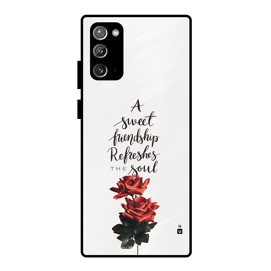 Sweet Friendship Metal Back Case for Galaxy Note 20