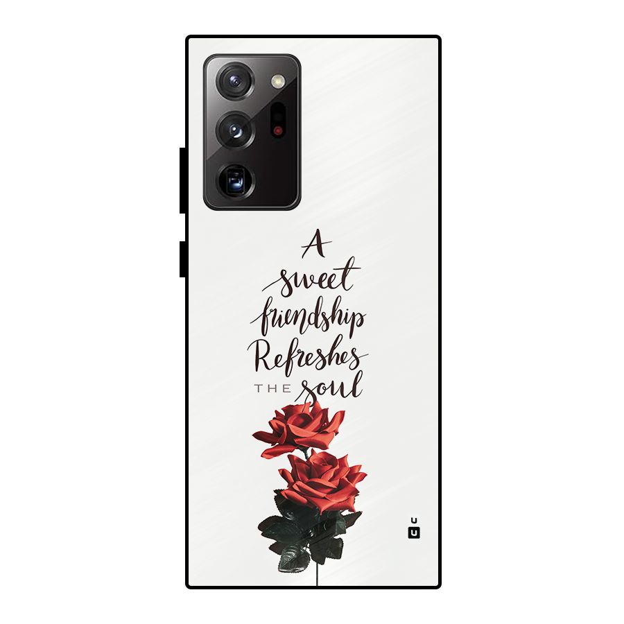 Sweet Friendship Metal Back Case for Galaxy Note 20 Ultra 5G