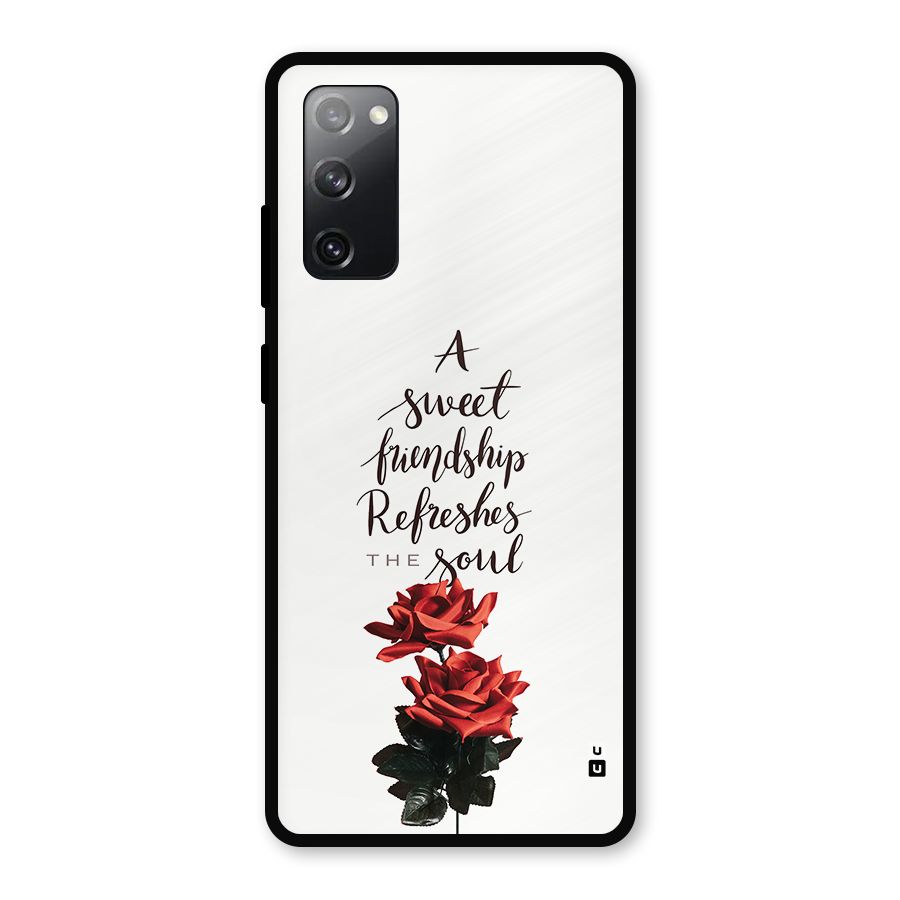 Sweet Friendship Metal Back Case for Galaxy S20 FE 5G