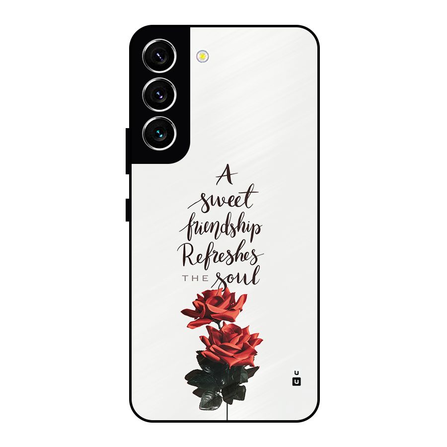 Sweet Friendship Metal Back Case for Galaxy S22 5G