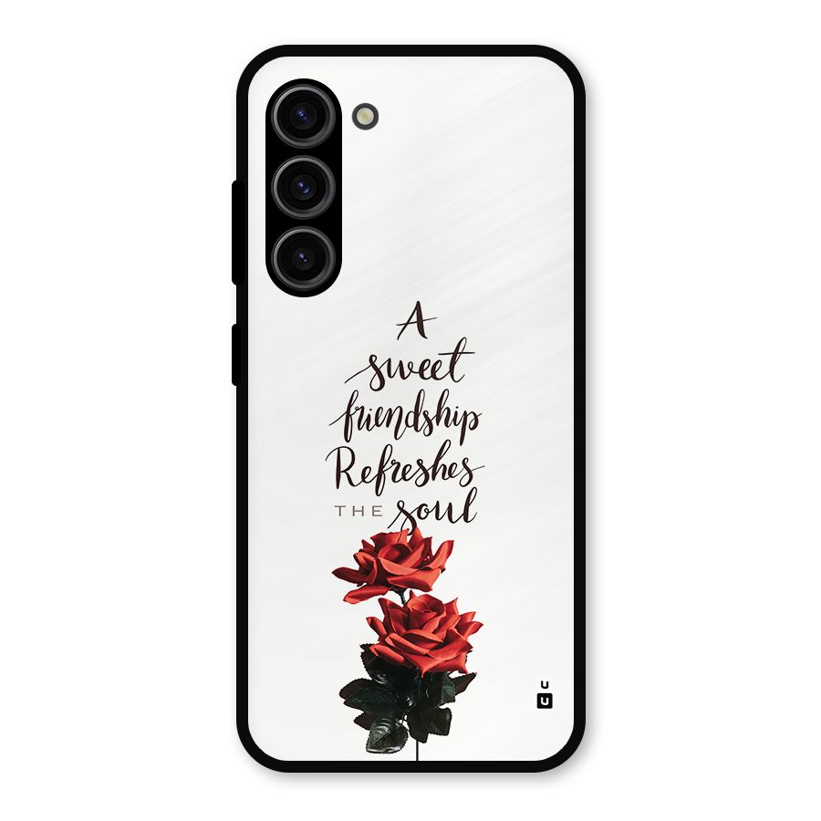 Sweet Friendship Metal Back Case for Galaxy S23