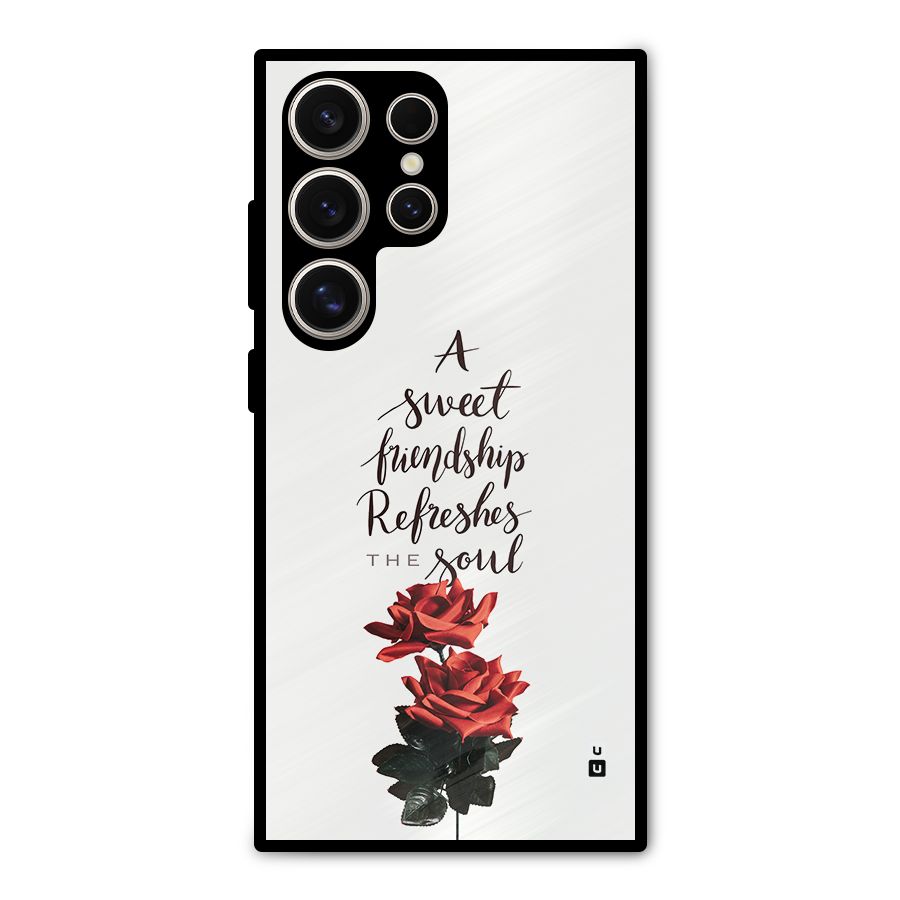Sweet Friendship Metal Back Case for Galaxy S24 Ultra