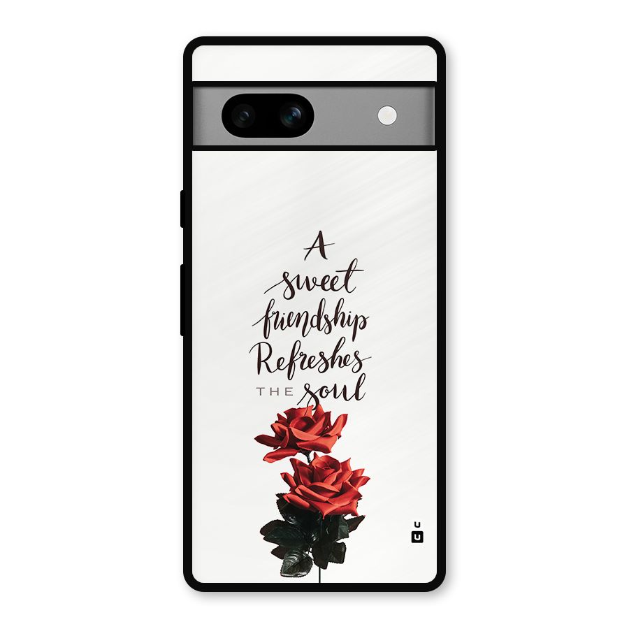 Sweet Friendship Metal Back Case for Google Pixel 7a