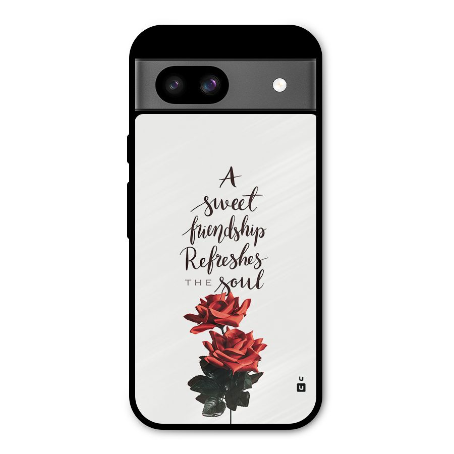 Sweet Friendship Metal Back Case for Google Pixel 8a