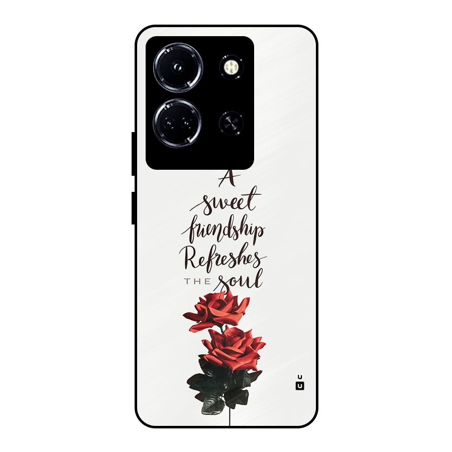 Sweet Friendship Metal Back Case for Infinix Note 30 5G