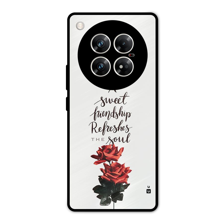 Sweet Friendship Metal Back Case for Infinix Zero 40 5G