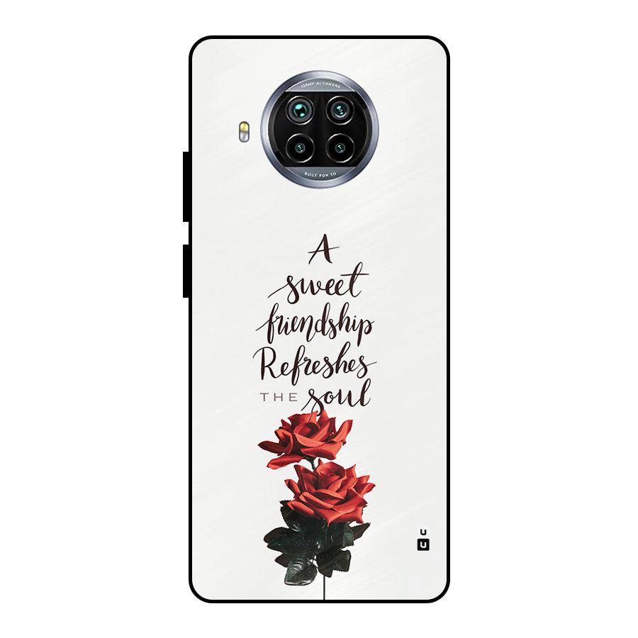 Sweet Friendship Metal Back Case for Mi 10i