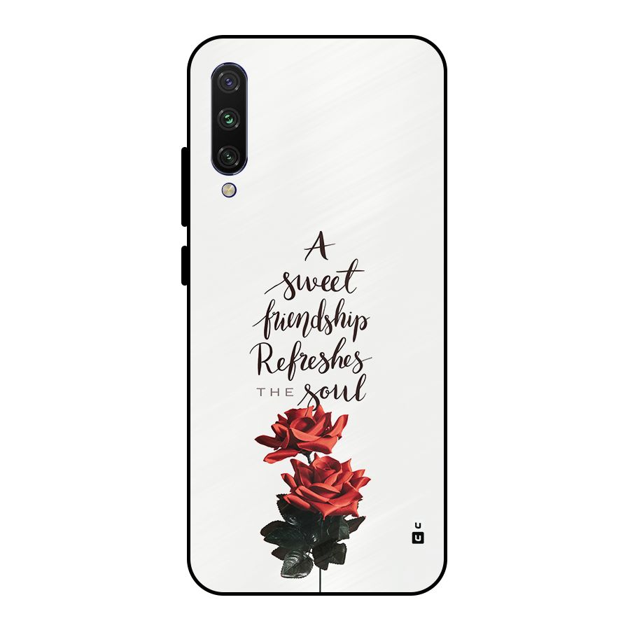 Sweet Friendship Metal Back Case for Mi A3