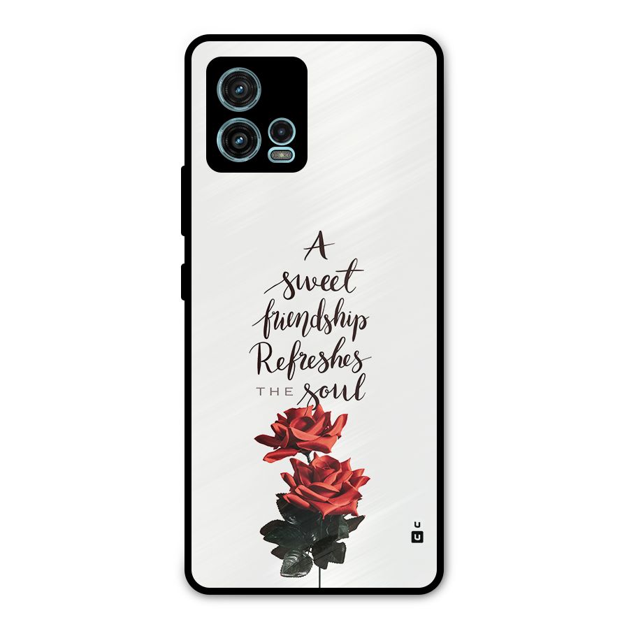 Sweet Friendship Metal Back Case for Moto G72