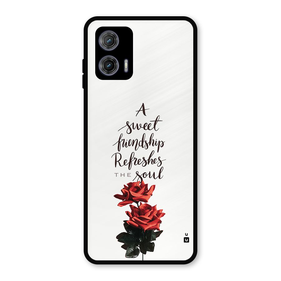 Sweet Friendship Metal Back Case for Moto G73