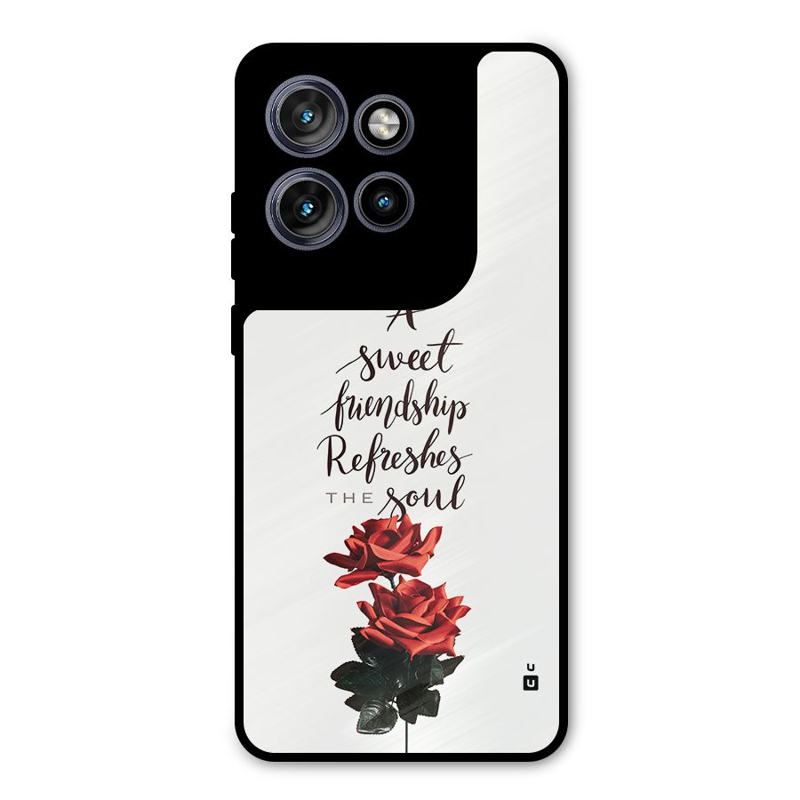 Sweet Friendship Metal Back Case for Motorola Edge 50 Neo