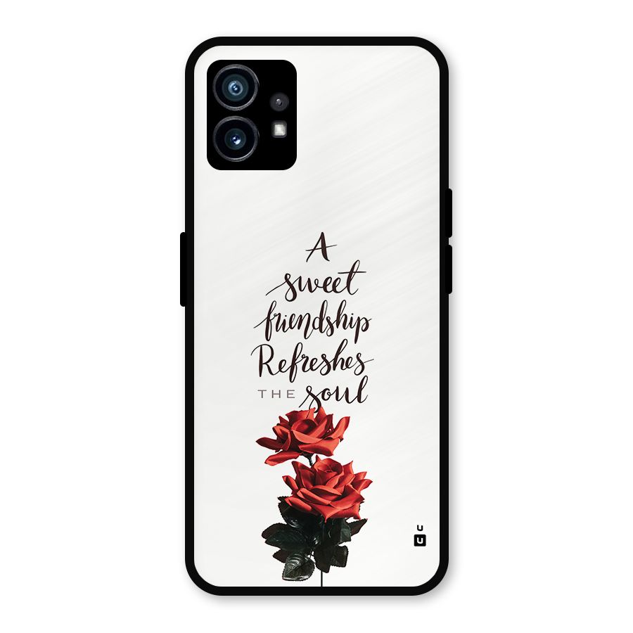Sweet Friendship Metal Back Case for Nothing Phone 1