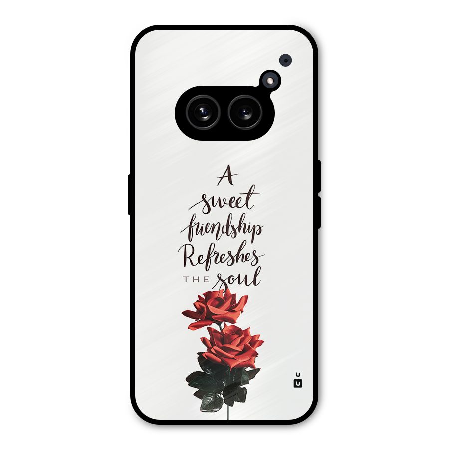 Sweet Friendship Metal Back Case for Nothing Phone 2a