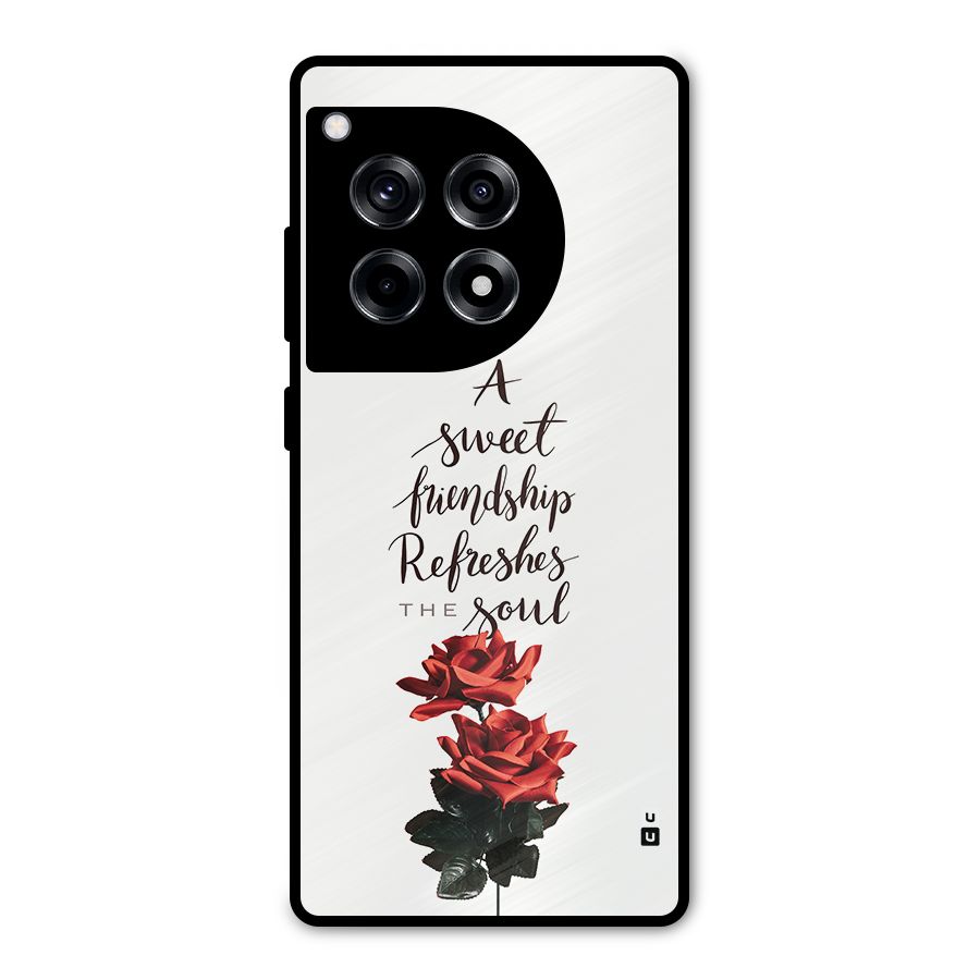 Sweet Friendship Metal Back Case for OnePlus 12R