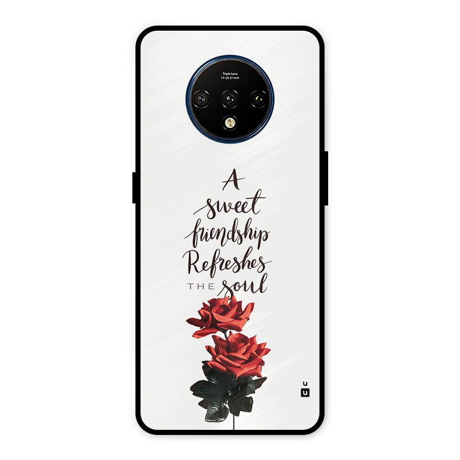 Sweet Friendship Metal Back Case for OnePlus 7T