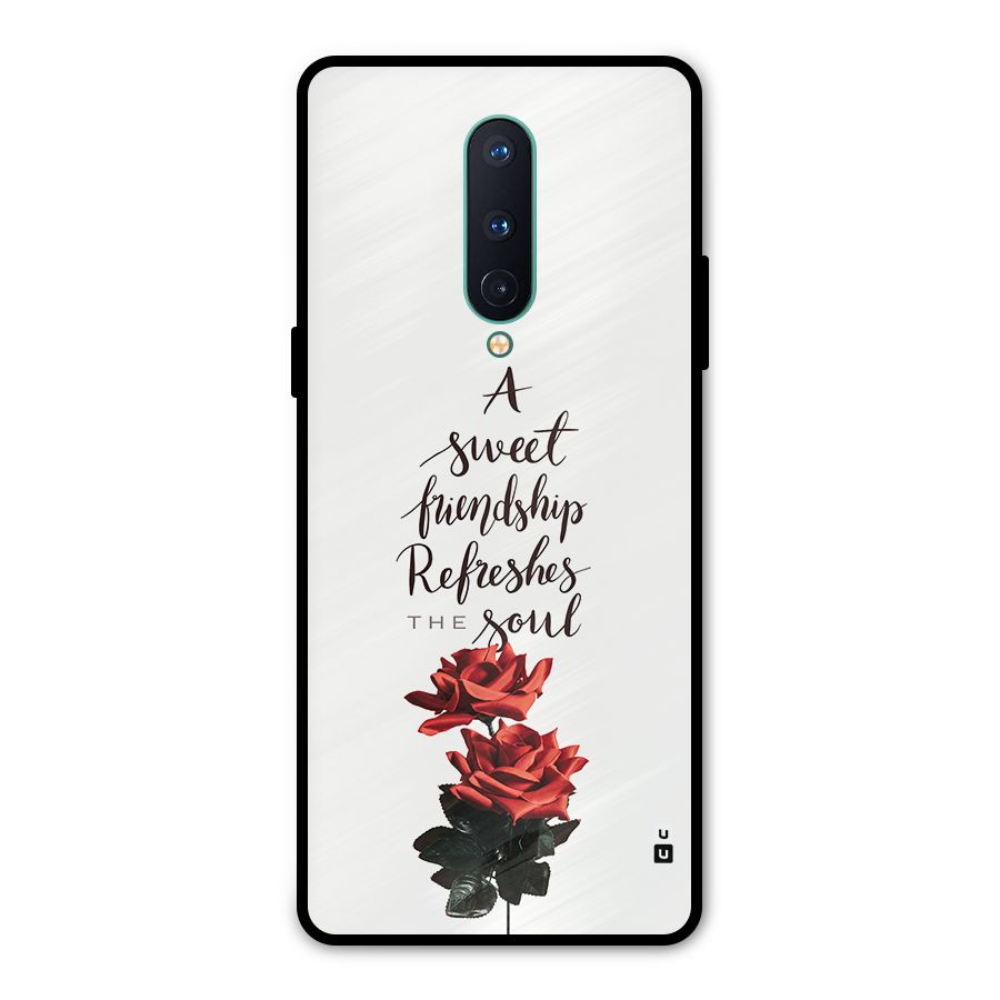Sweet Friendship Metal Back Case for OnePlus 8
