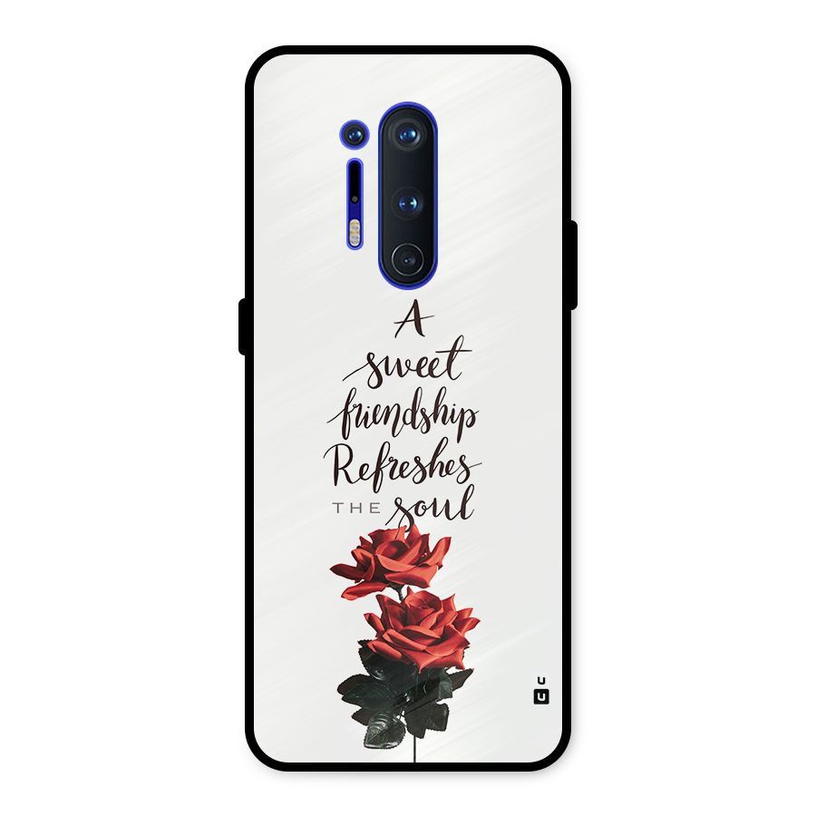 Sweet Friendship Metal Back Case for OnePlus 8 Pro