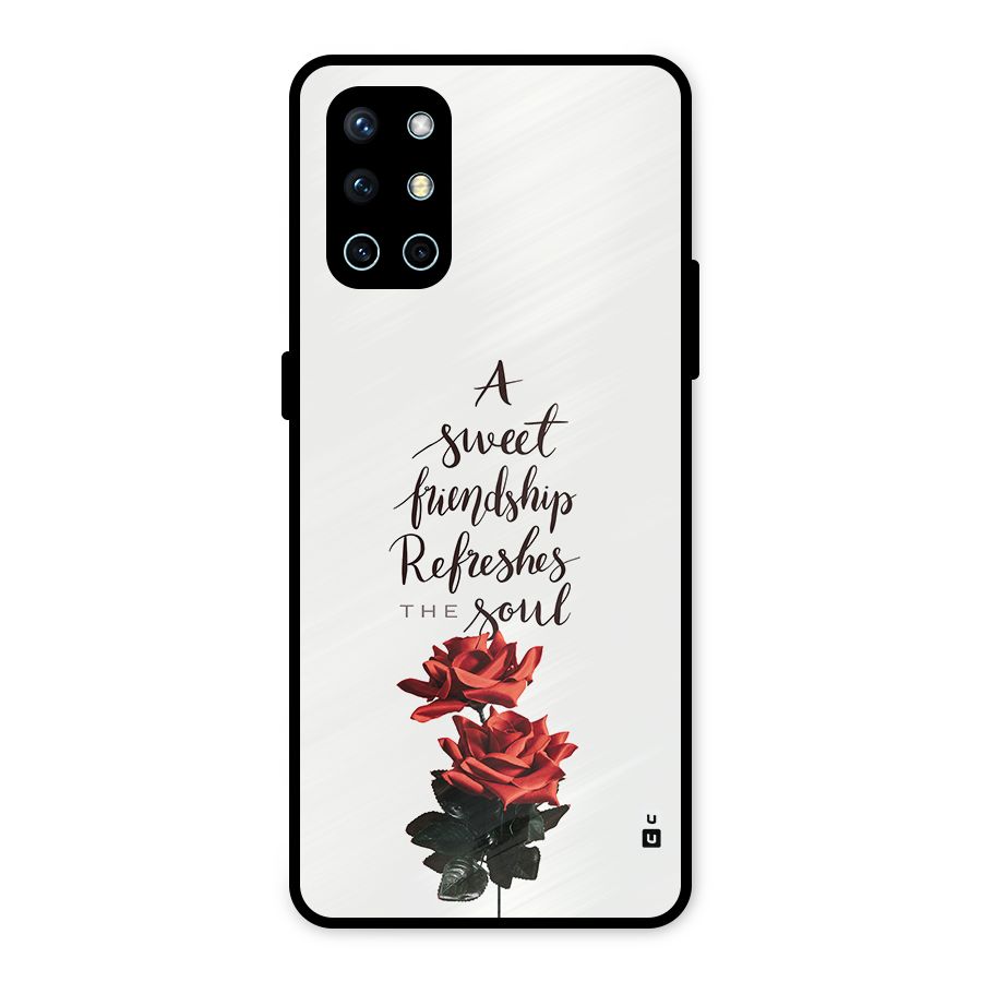 Sweet Friendship Metal Back Case for OnePlus 9R