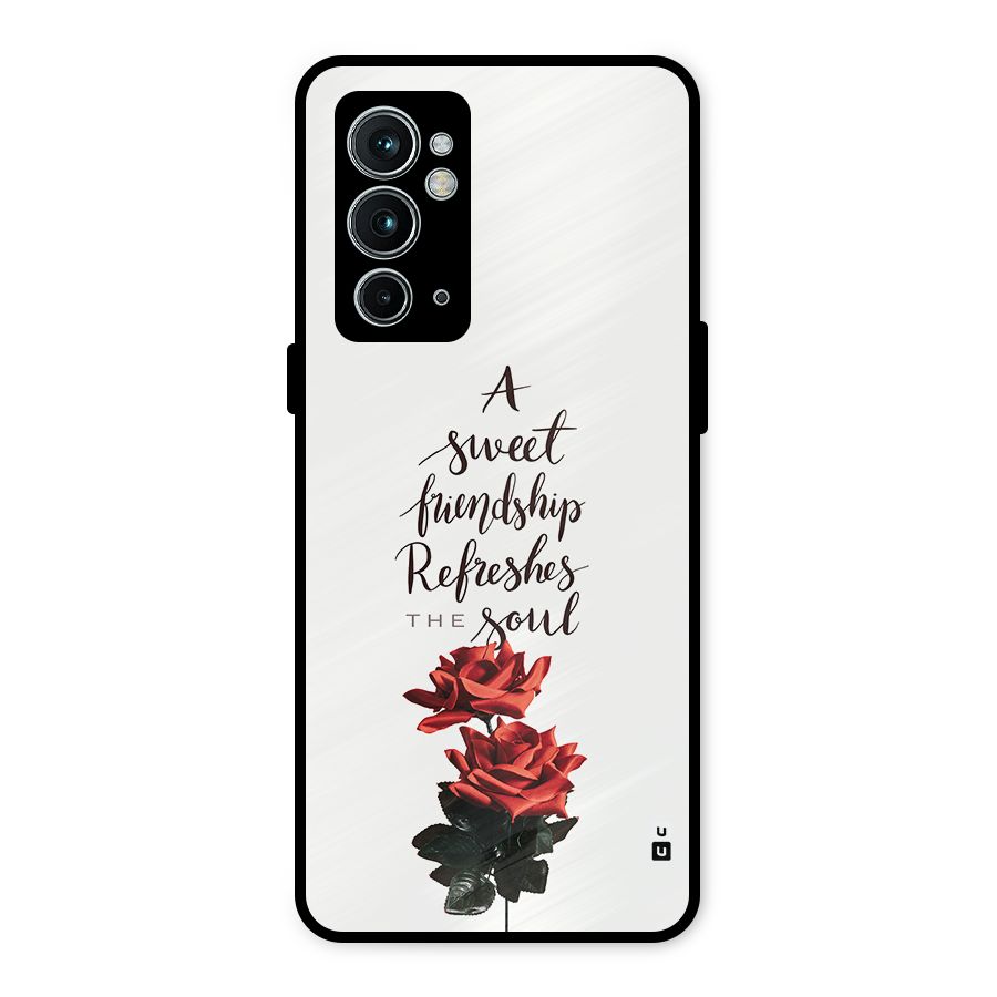Sweet Friendship Metal Back Case for OnePlus 9RT 5G
