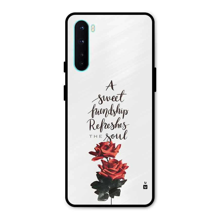 Sweet Friendship Metal Back Case for OnePlus Nord