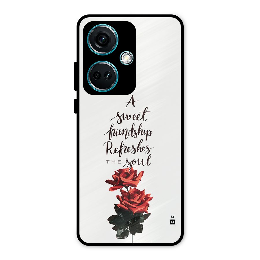 Sweet Friendship Metal Back Case for OnePlus Nord CE 3 5G