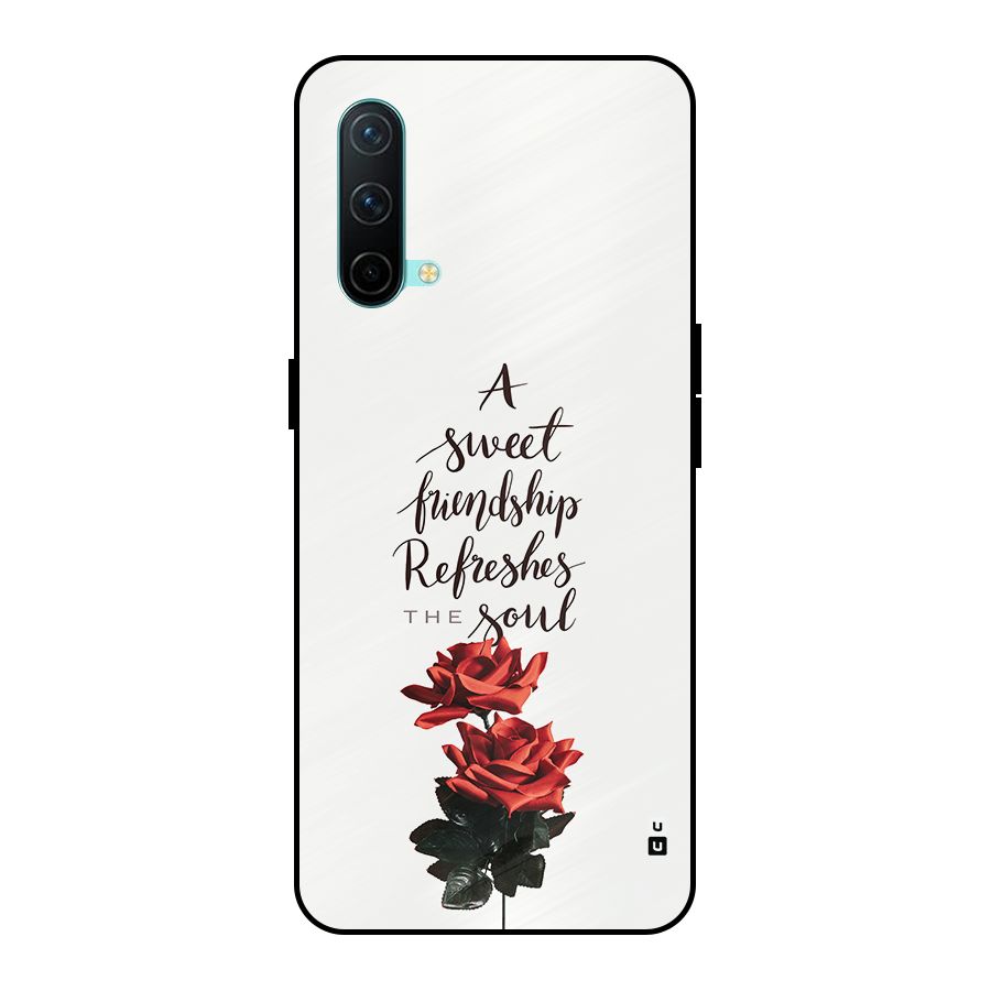 Sweet Friendship Metal Back Case for OnePlus Nord CE 5G