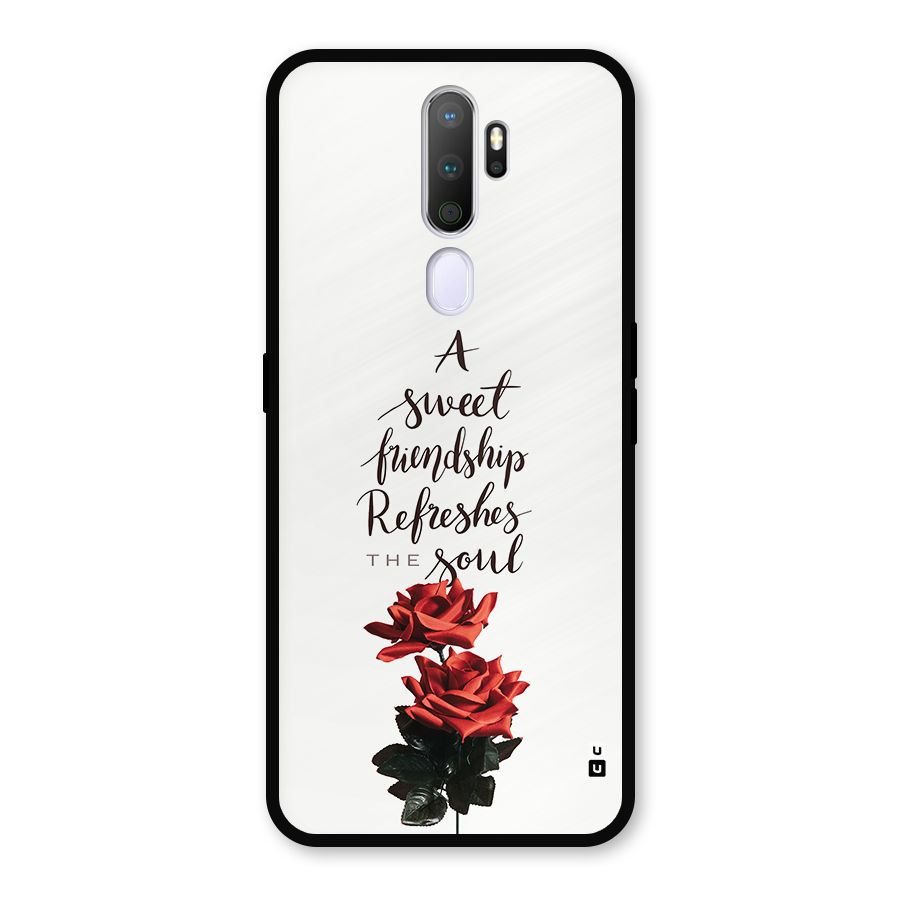 Sweet Friendship Metal Back Case for Oppo A5 (2020)