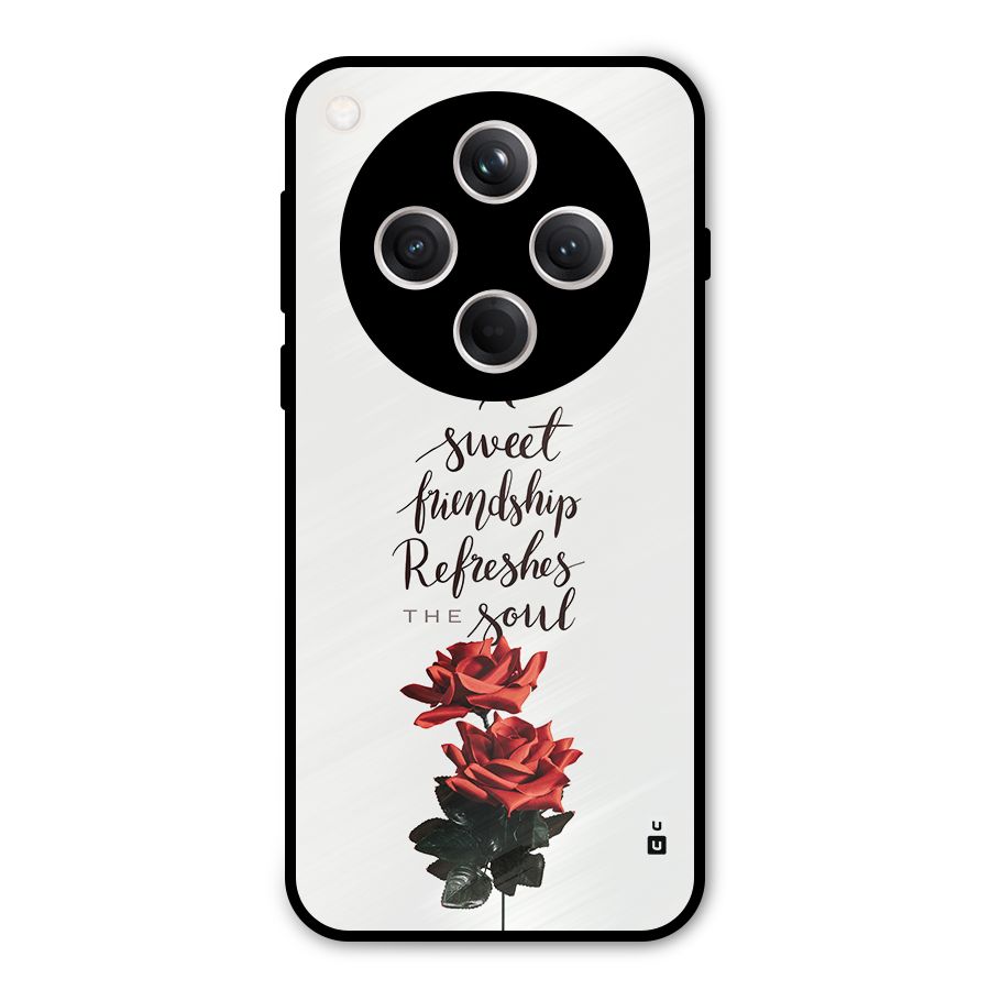 Sweet Friendship Metal Back Case for Oppo Find X8