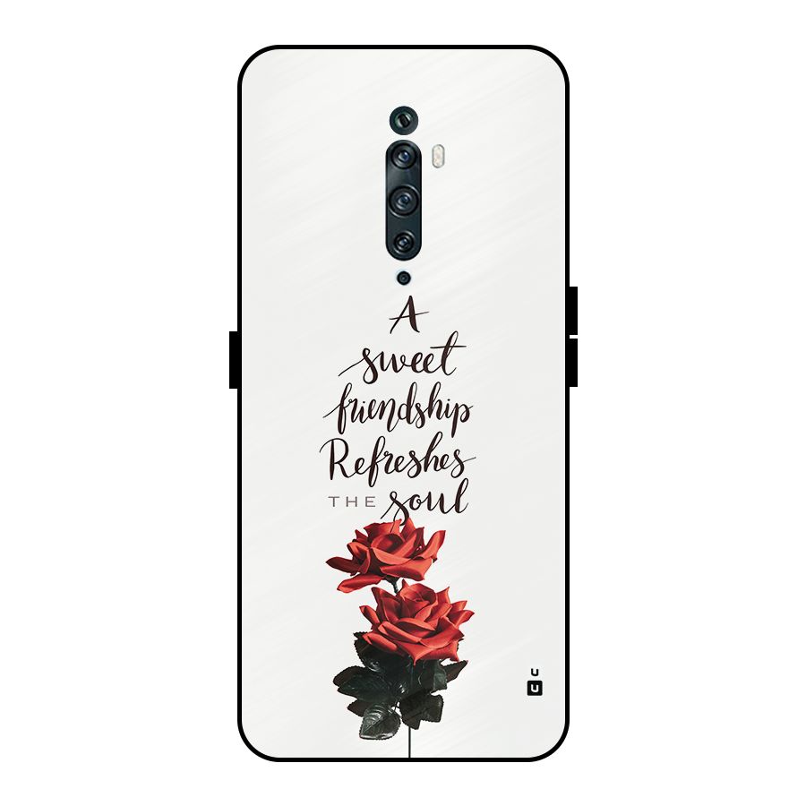 Sweet Friendship Metal Back Case for Oppo Reno2 Z