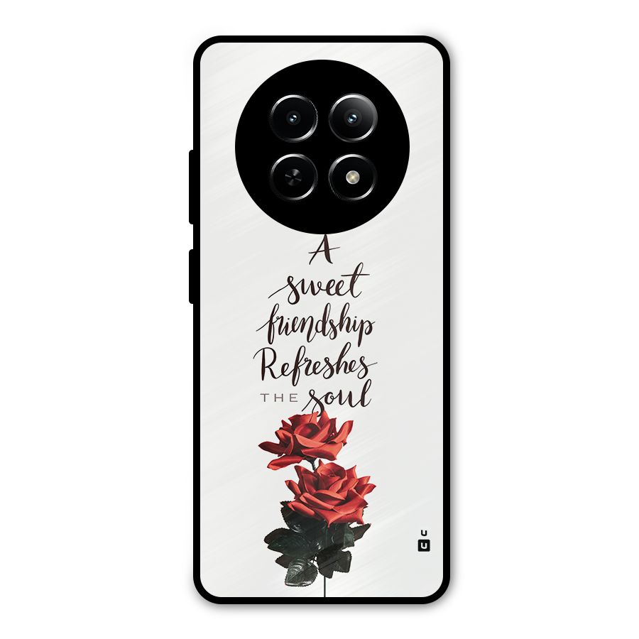 Sweet Friendship Metal Back Case for Realme 12 5G