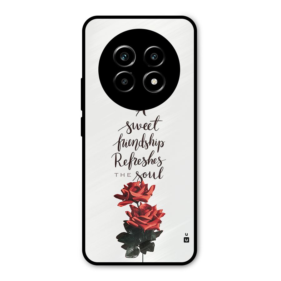 Sweet Friendship Metal Back Case for Realme 13 Pro