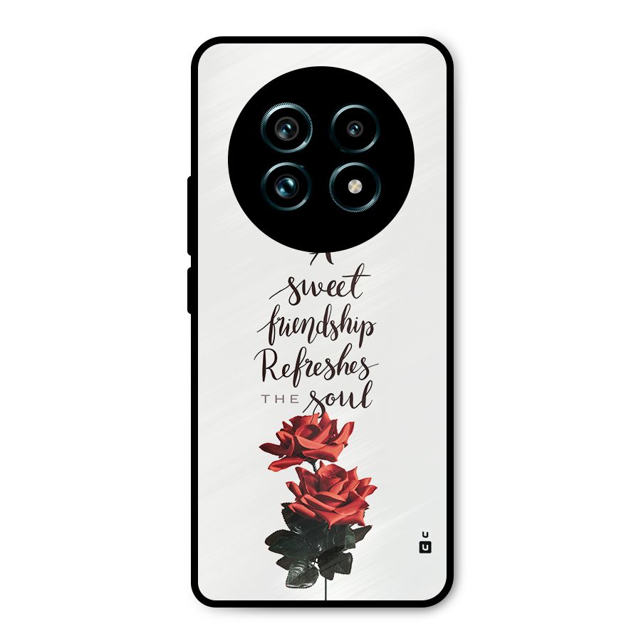 Sweet Friendship Metal Back Case for Realme 13 Pro Plus