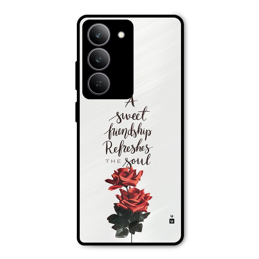 Sweet Friendship Metal Back Case for Realme 14x