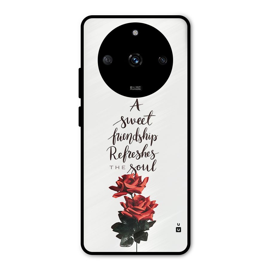 Sweet Friendship Metal Back Case for Realme Narzo 60 5G