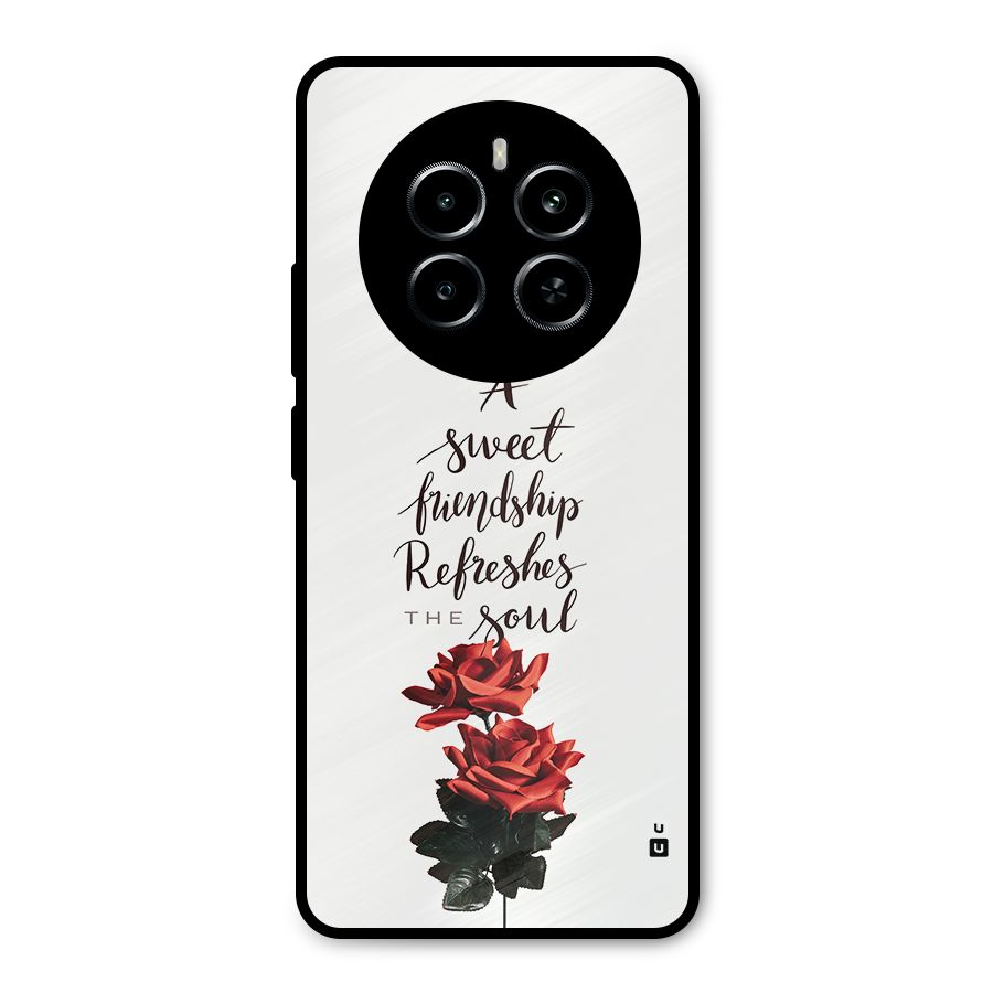 Sweet Friendship Metal Back Case for Realme P1