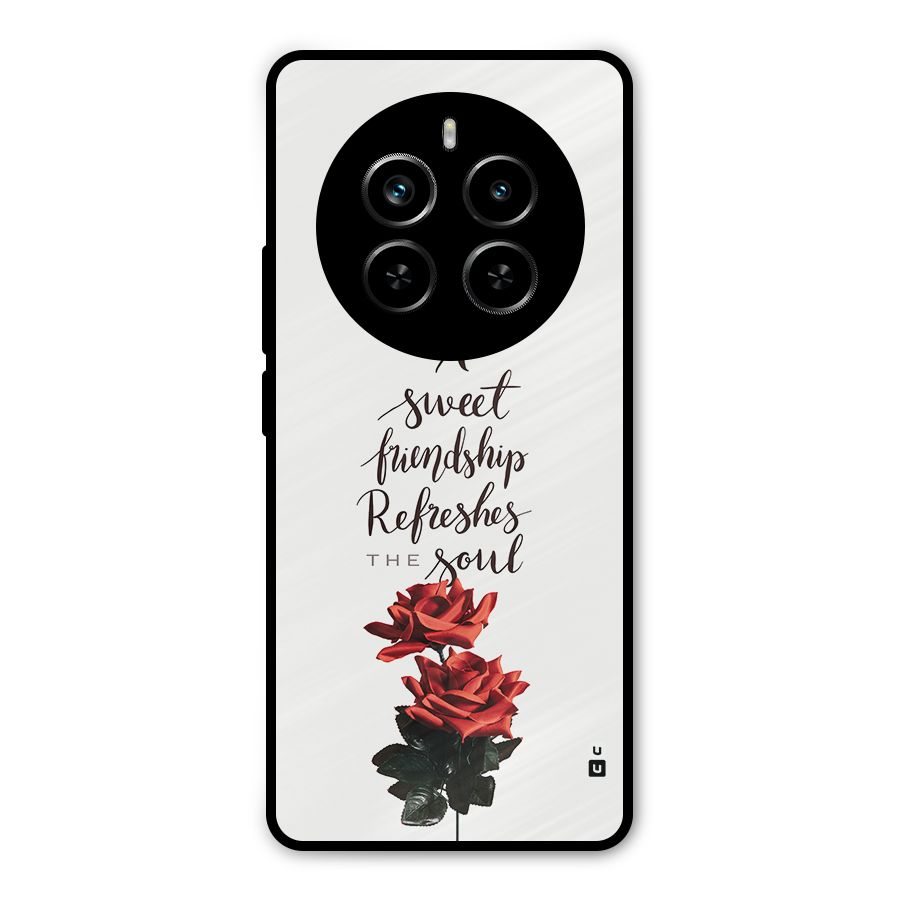 Sweet Friendship Metal Back Case for Realme P1 Pro