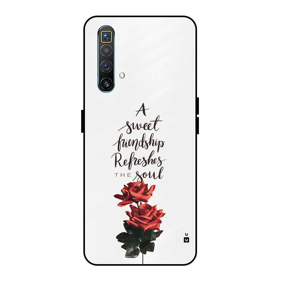 Sweet Friendship Metal Back Case for Realme X3