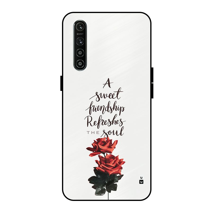 Sweet Friendship Metal Back Case for Realme XT