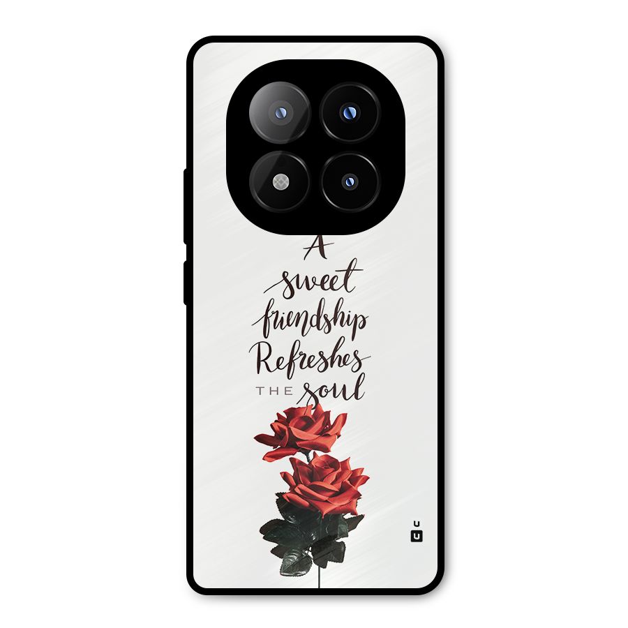 Sweet Friendship Metal Back Case for Redmi Note 14 Pro Plus 5G
